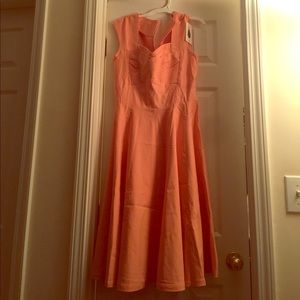 1950’s RETRO VINTAGE CAP SLEEVE PARTY SWING DRESS